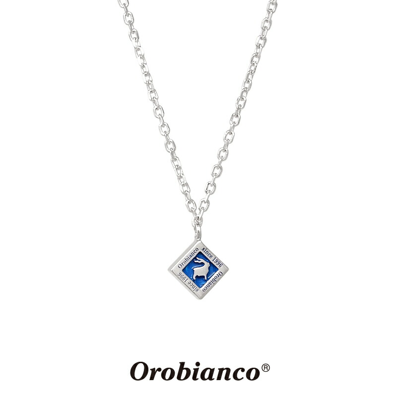 信頼 楽天市場 オロビアンコ ネックレス Oren023bl シルバー ブルー シルバー925 チェーン40 5cm Orobianco Necklace 人気ブランド メンズ レディース ギフト プレゼント 送料無料 メンズアクセサリー Rism Town 全日本送料無料 Www Kioskogaleria Com