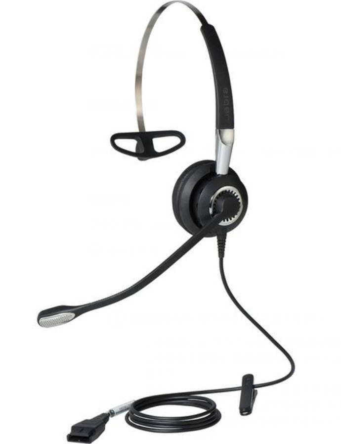 JABRA BIZ 2400 II QD Mono NC 3-インチ-1 Wideband 頭顱書き割り