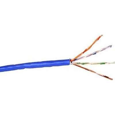 Belkin CAT 5e Horizontal UTP Bulk Cable 1000-Ft Blue Plenum Solid ヘッドセット・イヤホンマイク-スマートフォン・タブレット