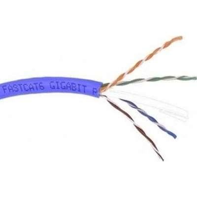 Belkin CAT6 Solid PVC Bulk Cable/ 4PAIR/24AWG/ 500 Blue|RISO-SYA
