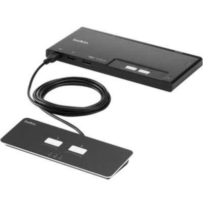 Belkin MDLR 2 Port 1 固定ディスク DP SKVM with Remote PP4.0