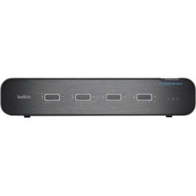Belkin 4-Port Dual Head DP/HDMI to DP/HDMI Video Secure Desktop KVM Switch PP4.0|RISO-SYA