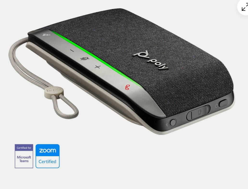 Poly Sync 20+ Bluetooth ワイヤレスマイクスピーカー BT700属する模範例  Microsoft Teams USB-A