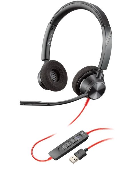 プラントロニクス Plantronics Blackwire 3320-M USB-A 上端仕掛ける