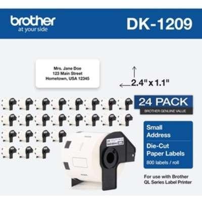 Brother DK120924PK Small Address 24-pack for QL Label Printers