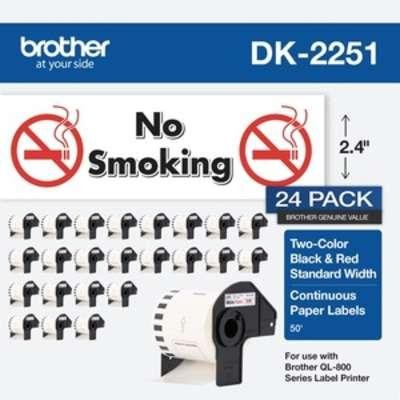 Brother DK225124PK-Continuous 24-pack for QL Label Printers