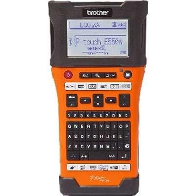 Brother PT-E550W Ind Wireless Handheld Labeling Tool with Auto Strip Cutter \u0026 Comp Connectivity