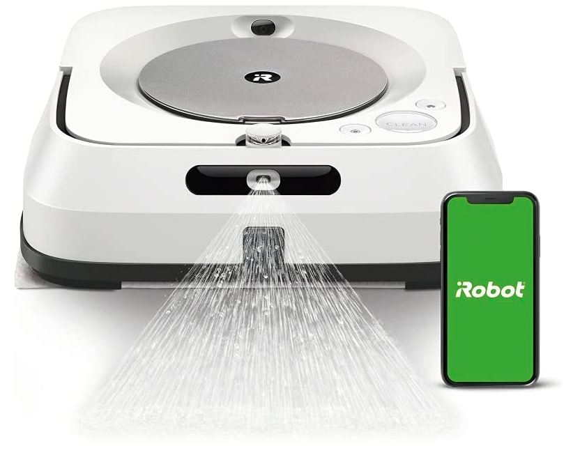 B）braava jet 240 ブラーバジェット　iROBOT　アイロボット ピュッと水吹く！ 床拭きロボット「iRobot ブラーバジェット240