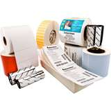 降車口品 Honeywell 4 Rolls TT Polyester Label Duratran II Gloss Poly Adhesive 3X1