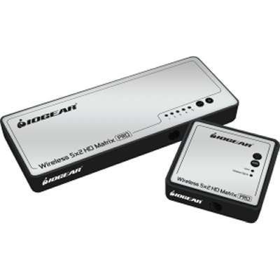 逃げ口品 IOGEAR Long Range Wireless 5x2 HDMI Matrix PRO