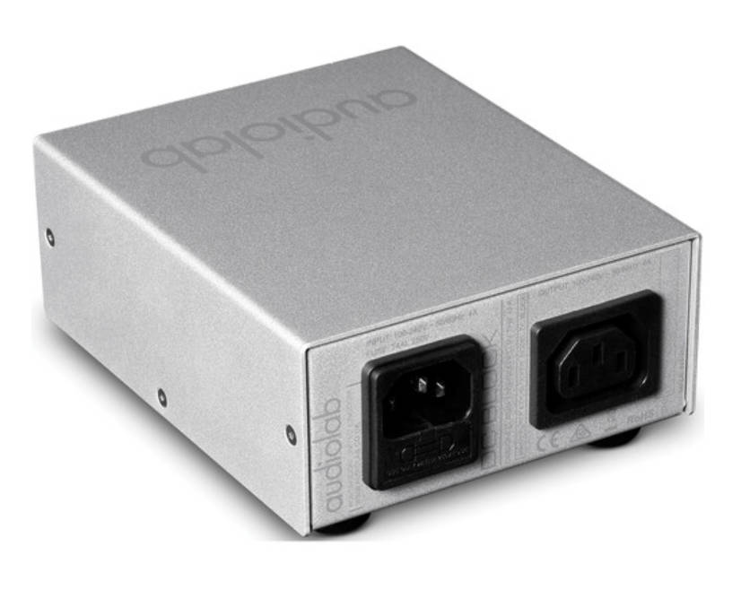 Audiolab DC Block Single-Outlet Inline Power Conditioner (Silver)