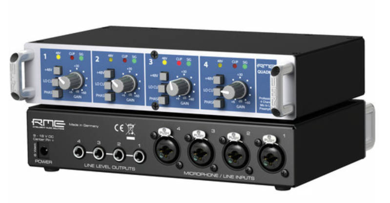 RME QuadMic II 4-Channel Microphone Preamp