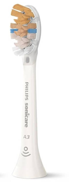 純正品　フィリップス ソニッケアー 電動歯ブラシ 替えブラシ 歯垢除去 A3 プレミアムオールインワンブラシヘッド レギュラー ホワイト替えブラシ1本　純正品（1本の場合は追加送料掛かります）画像