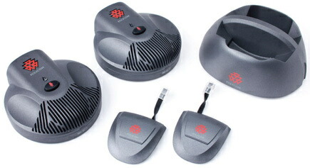Polycom SoundStation EX用 無線電話 取りひろげるマイクロホン