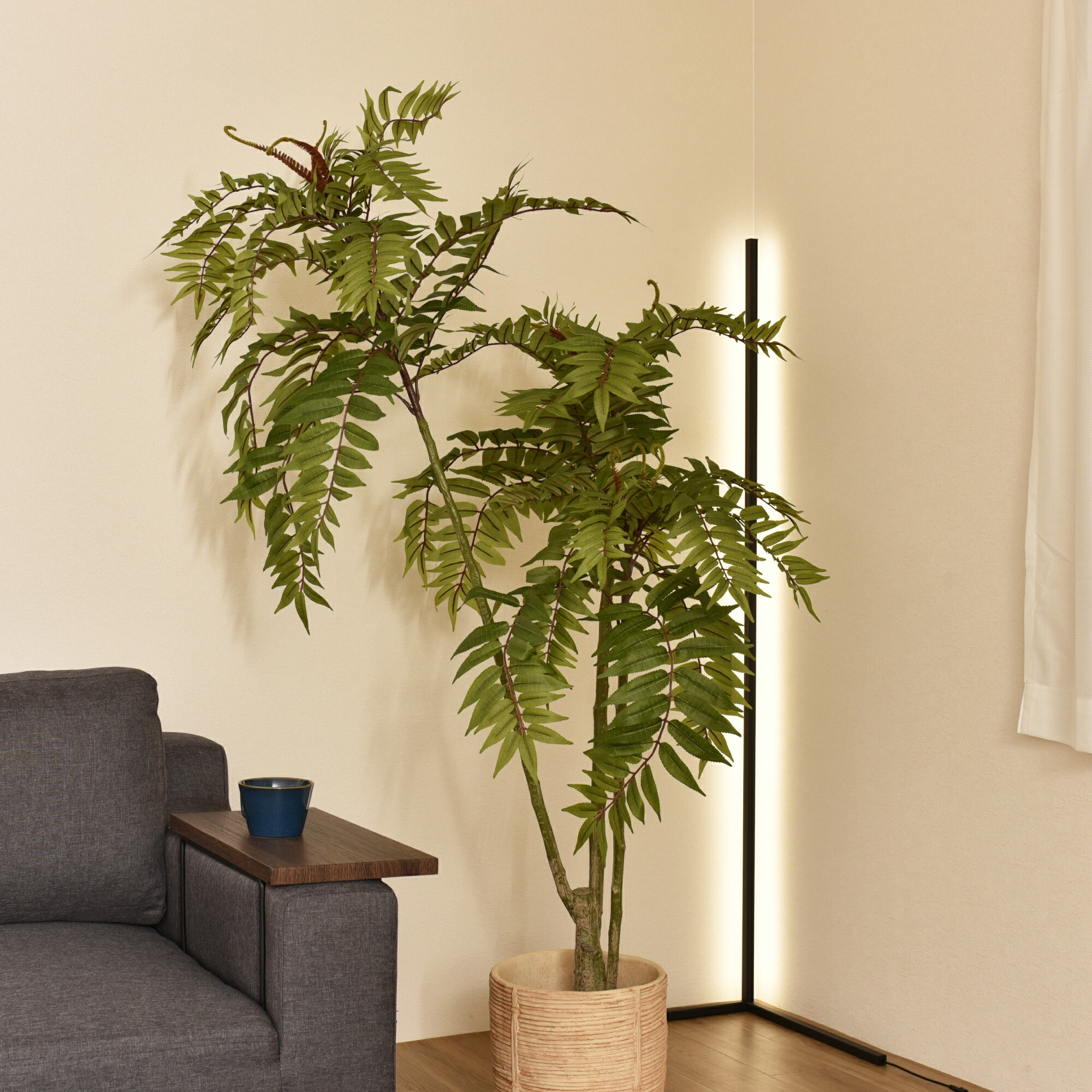 フロアライト 間接照明 フロアタンド リモコン付き コーナー照明 LED