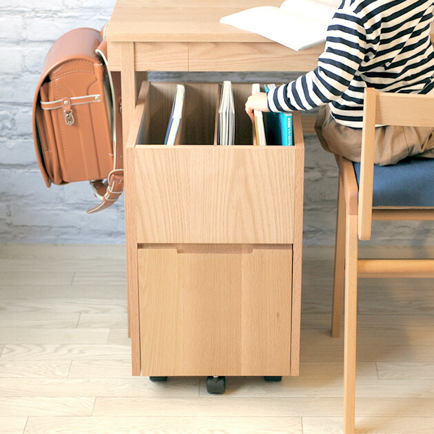 楽天市場】デスクワゴン リビング学習 学習机 杉工場 レクス