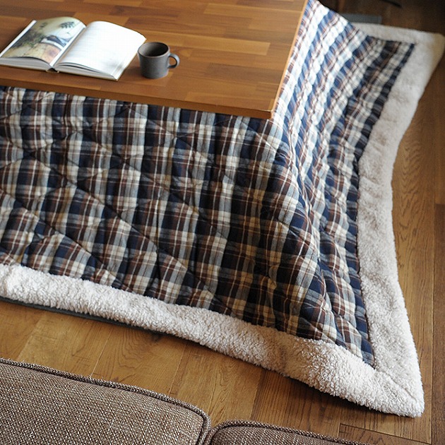 クリアランスバーゲン 薄掛け こたつ布団 正方形 幅190 奥行190cm インテリア こたつ こたつ布団 ネイビー M5 Mgkamnv 時間指定不可 Mammamoda Sk