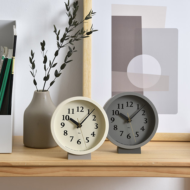 Lemnos レムノス　置時計 earth clockアース クロック 楽天市場】レムノス Lemnos earth clock アース クロック TIL16