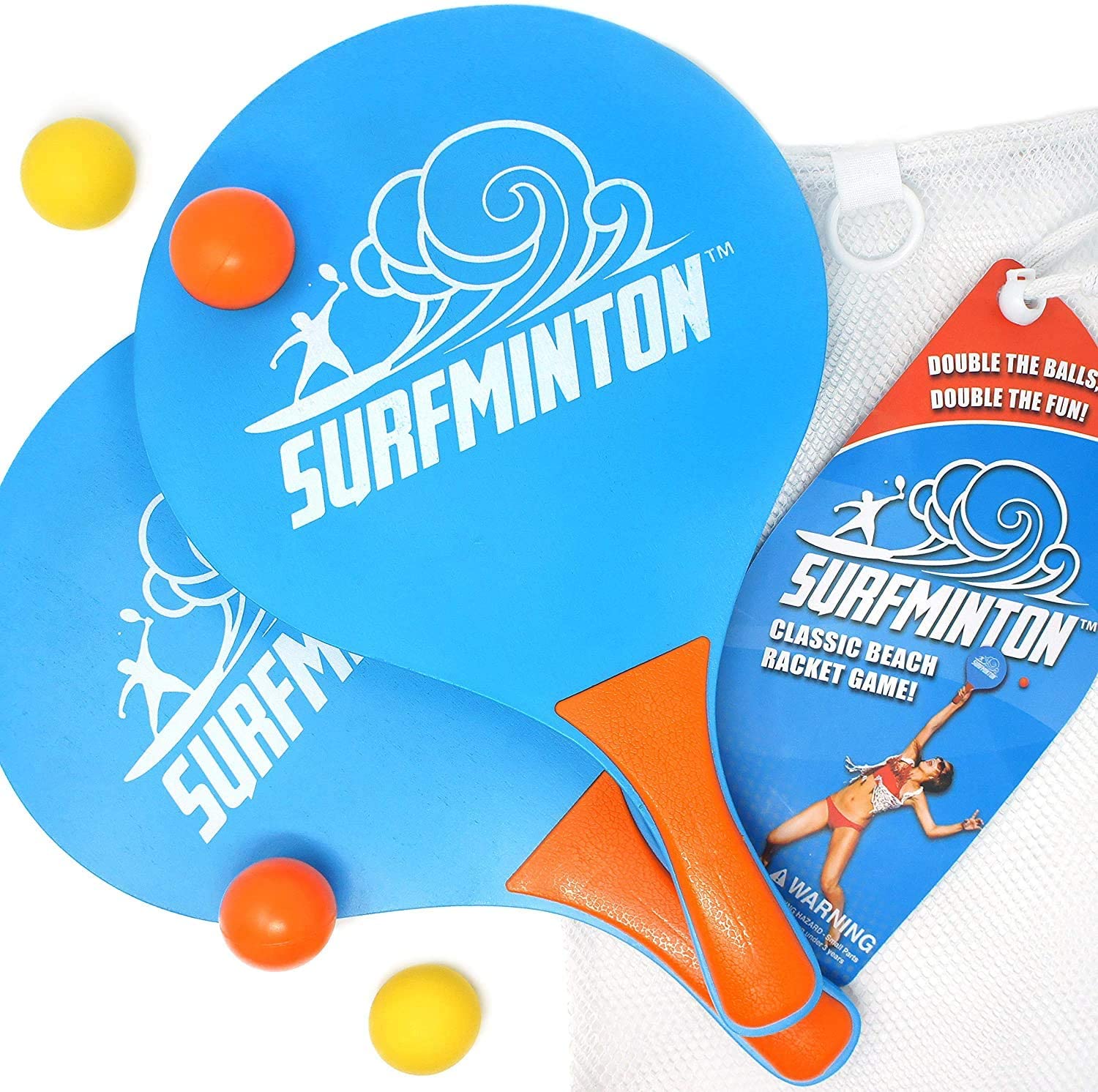 楽天市場 サーフミントン Surfminton ビーチテニス パドルゲーム ボール 4個 ラケット 2本 メッシュバッグ セット 屋外 防水 おもちゃ ファミリースポーツ 日本正規品 Rita Market