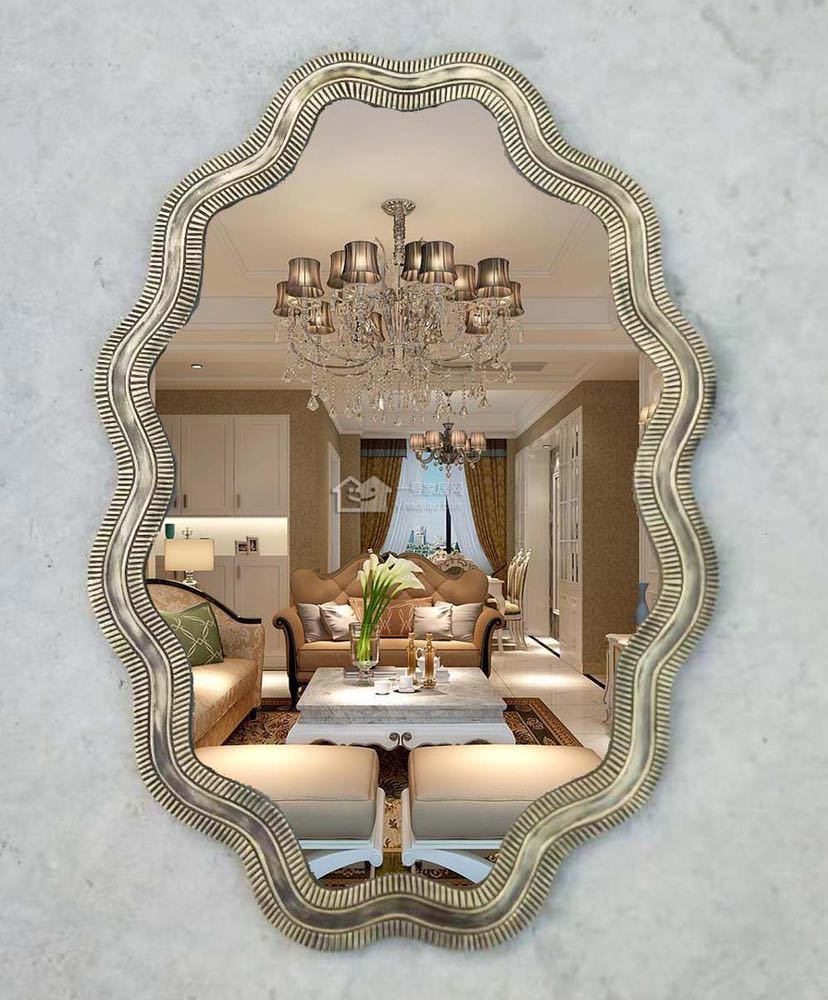 楽天市場】A006552豪華鏡 アンティーク調 壁掛け鏡 壁掛け 壁掛け