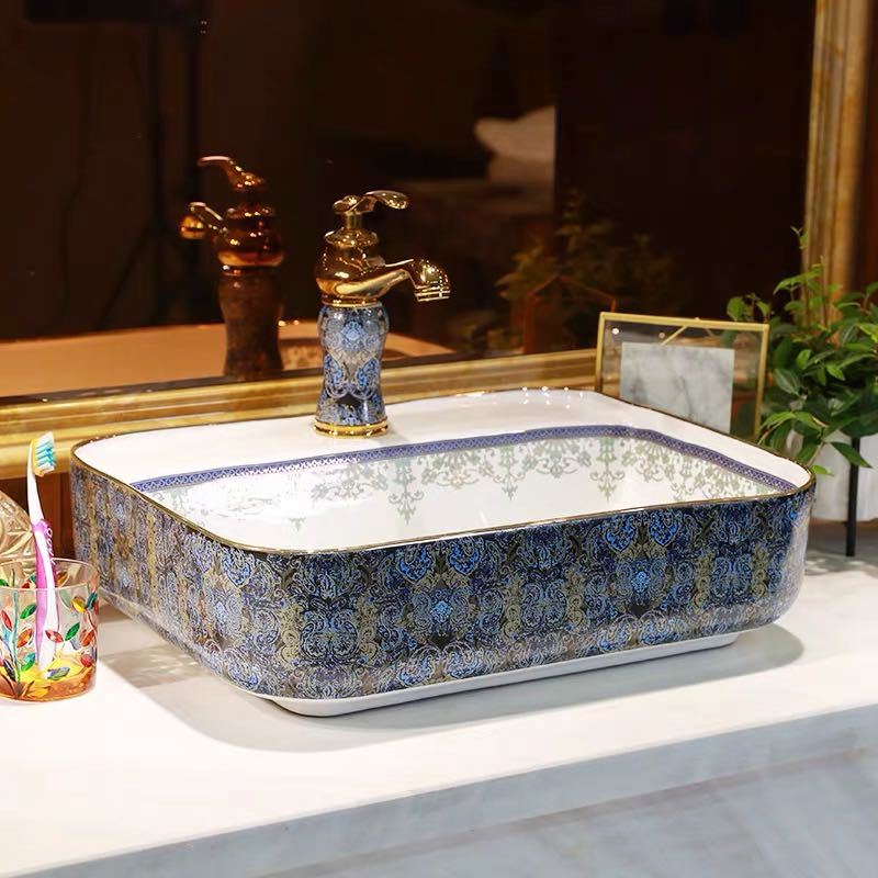 楽天市場】A025056洗面台 洗面ボウルセット ．洗面ボール 陶器 手水鉢