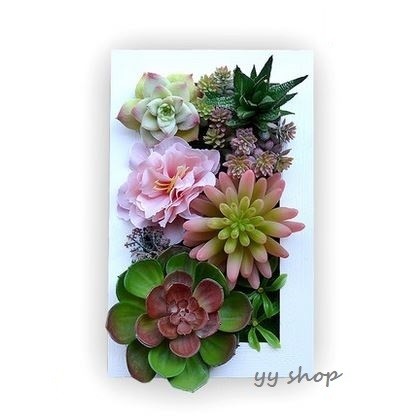 A0565230920T5-14壁飾り 人工観葉植物 壁掛けインテリア ディスプレイ 壁掛けミックスグリーン 造花 壁掛け|リタハウス 店
