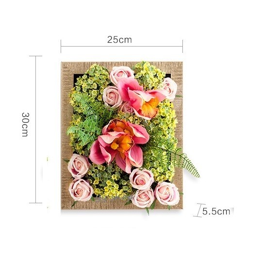 A0286730920T9-1壁飾り 人工観葉植物 壁掛けインテリア ディスプレイ 壁掛けミックスグリーン 造花 壁掛け|リタハウス 店