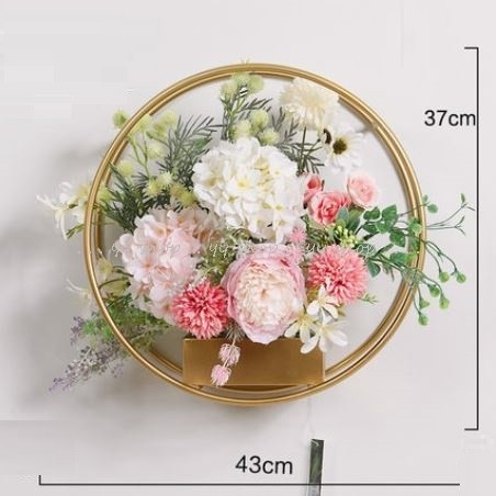 A0361180920T12-4壁飾り 人工観葉植物 壁掛けインテリア ディスプレイ 壁掛けミックスグリーン 造花 壁掛け｜リタハウス　店