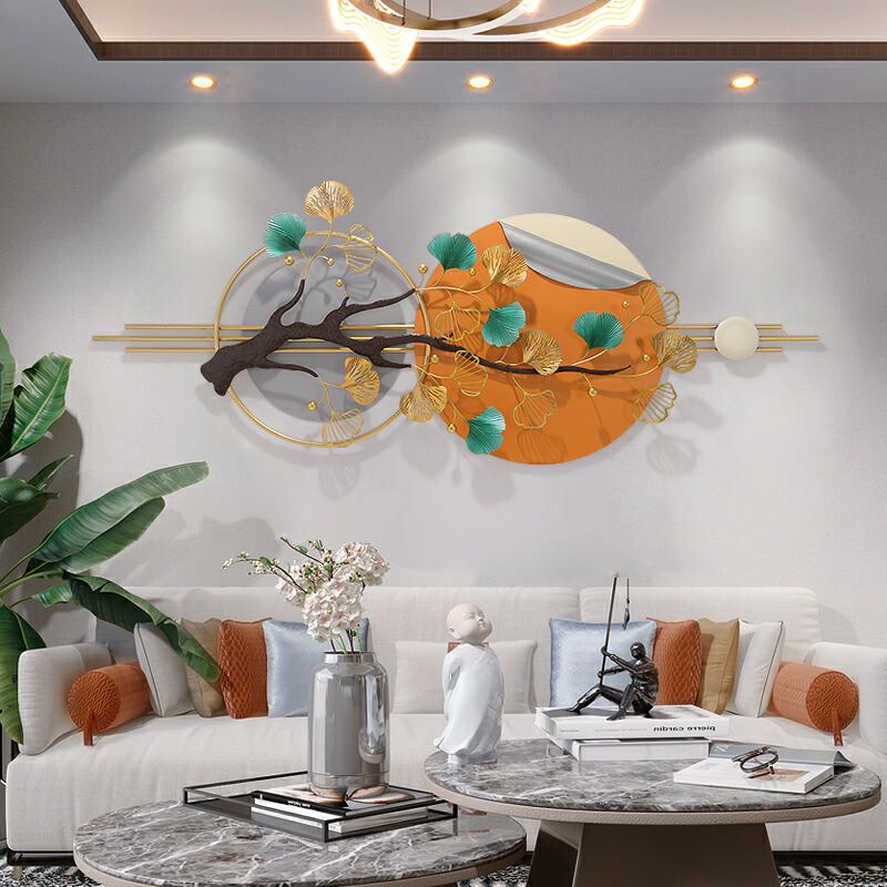 楽天市場】A001533WD31アイアン 壁掛け 北欧調 高級感壁飾り