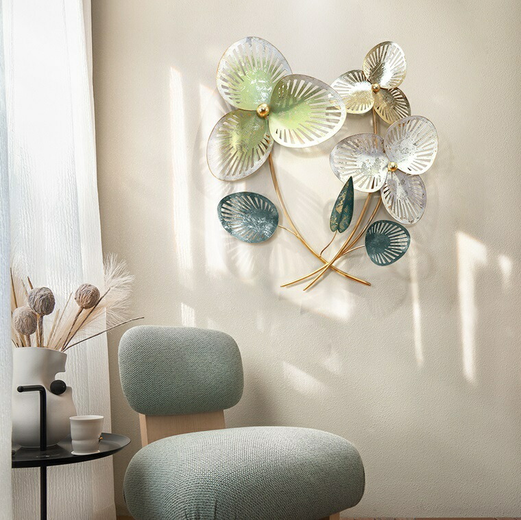 楽天市場】A054853WD57アイアン 壁掛け 北欧調 高級感壁飾り