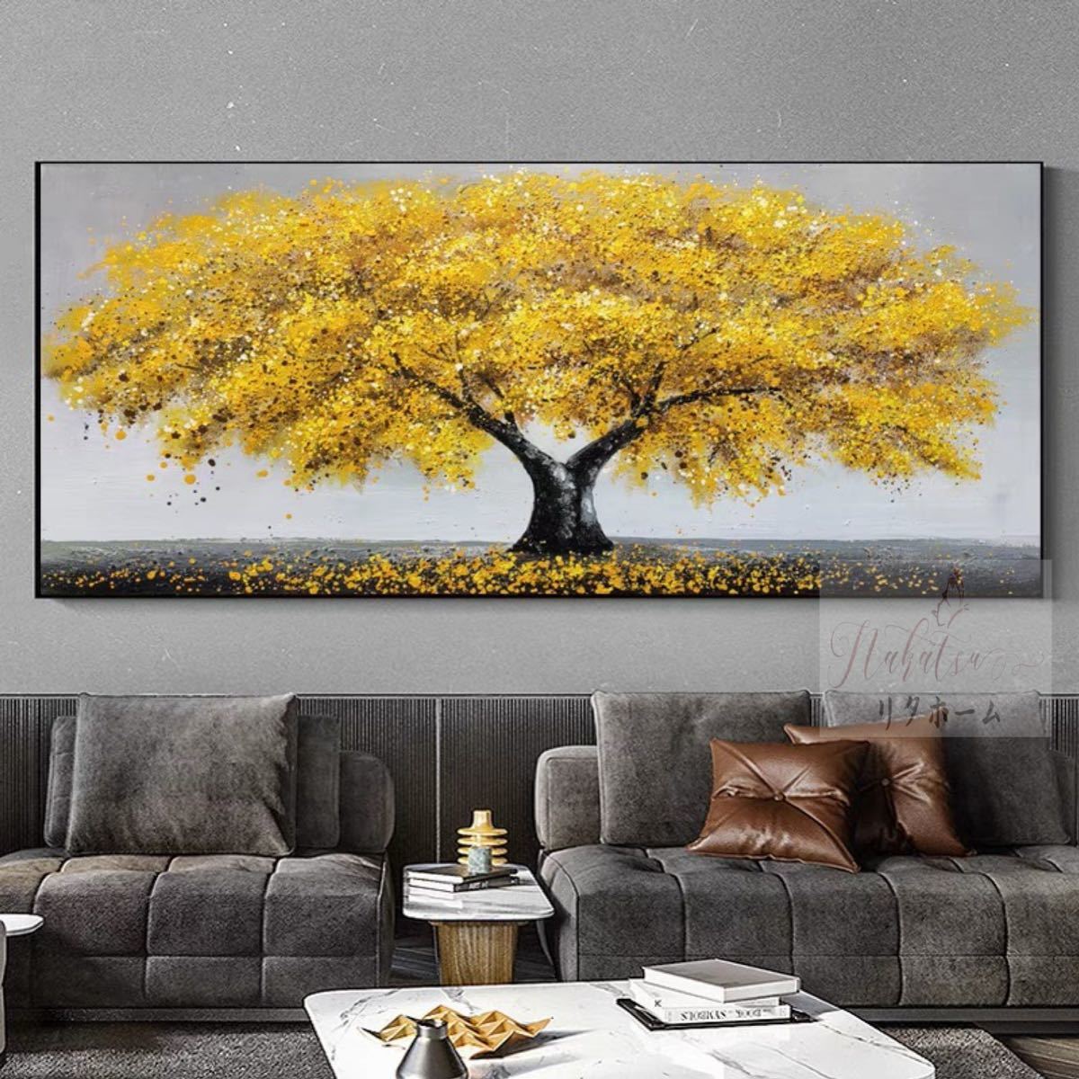 楽天市場】A027168手作り油画 美術アートパネル 絵画インテリア