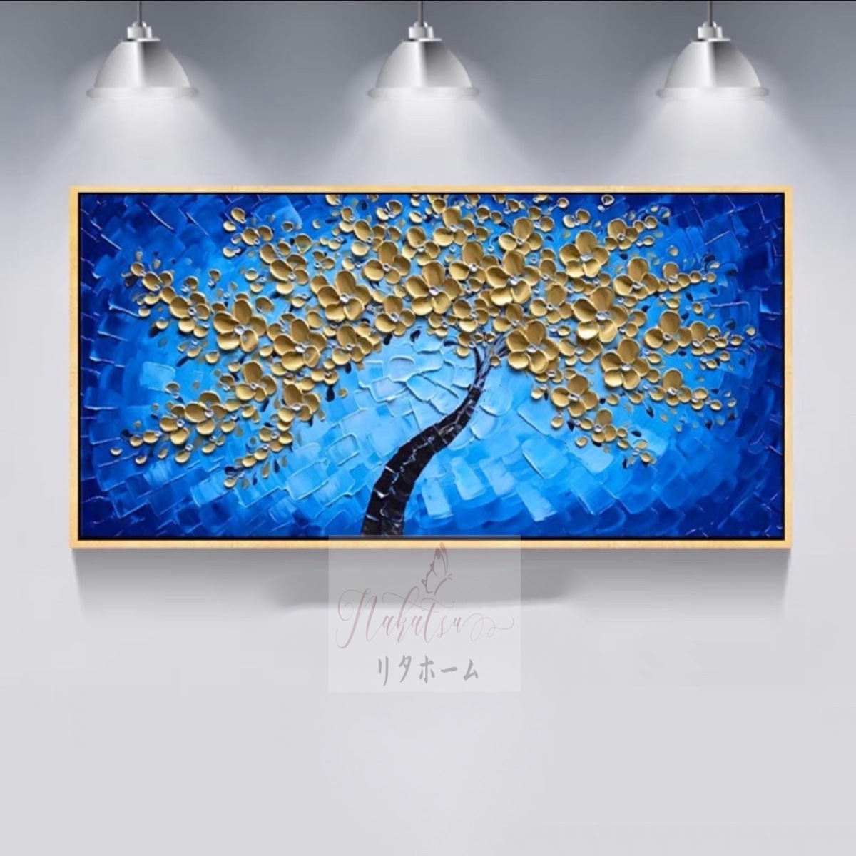 A002245手作り油画 額つき 芸術品 図面室内装飾壁飾りつけ 油彩壁画 購入注文能力のある 御前上等感