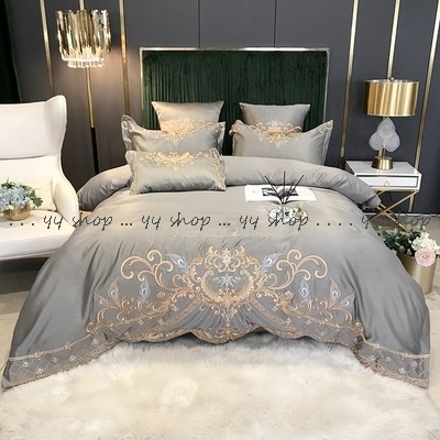 正規販売代理店 11bs9 8新品 高級ワイドダブル ベッド用品4点セット 寝具 ボックスシーツ 枕カバー掛け布団カバー ベッドカバー おしゃれ人気 Gestion Etechnologies Shop