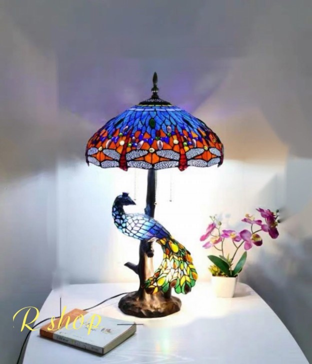 ステンドグラスランプ 卓上スタンド 豪華テーブルランプ \r\r 卓上照明L 楽天市場】A027508高級ステンドグラスランプ ．卓上スタンド 豪華