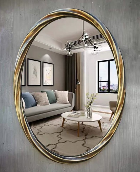 楽天市場】【中古】 ミラート ウォールミラー 葡萄柄 アンティーク調