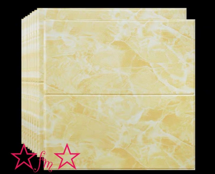 A00392850枚 70cm&times;70cm 背景壁 3D立体レンガ模様壁紙 ．防水 汚い防止 カビ防止｜リタハウス　店壁紙