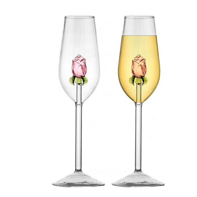 ワイングラス2点セット　シャンパングラス 飲食店 食器 綺麗め 高級感 ワイングラス2点セット シャンパングラス 飲食店 食器
