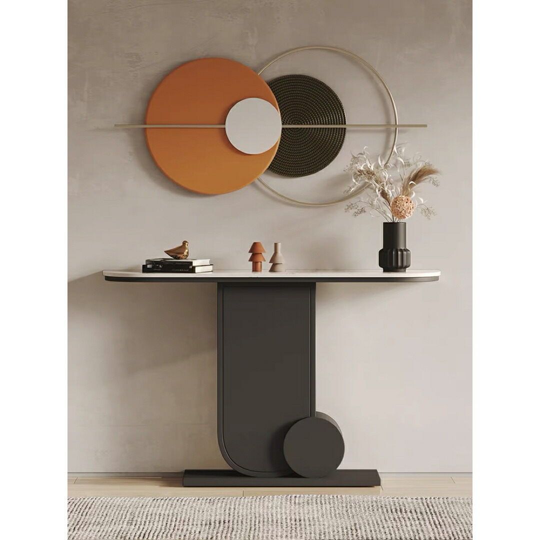 要問合わせ♥️海外インテリア空間♥️大理石　アイアンコンソール　テーブル　レジ台 楽天市場】A048993高級サイドテーブル 人造大理石コンソールテーブル