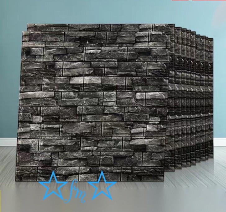 3d立体レンガ模様壁紙 背景壁 生活をカラフル オシャレに 背景壁 汚い防止 70x77cm 汚い防止 50枚 店 カビ防止 リタホーム 70x77cm 防水
