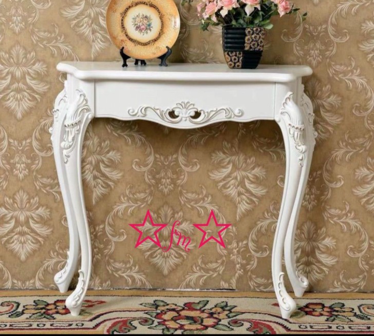 楽天市場】サイドテーブル コンソールテーブル 玄関テーブル 花台 電話