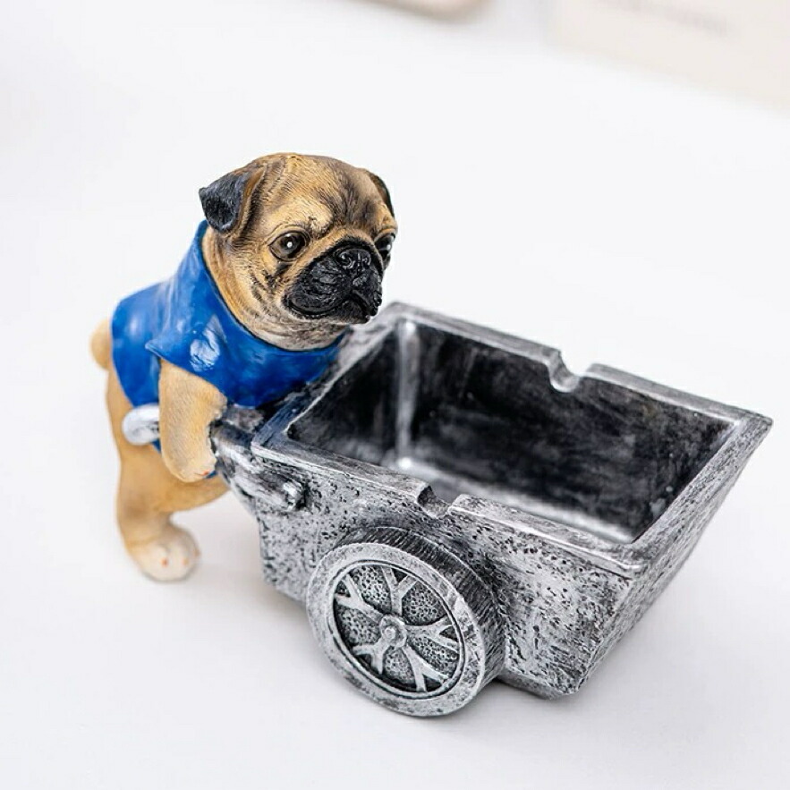 楽天市場】A001780パグ雑貨 パグ 置物 小物入れドッグ 犬 収納ボックス