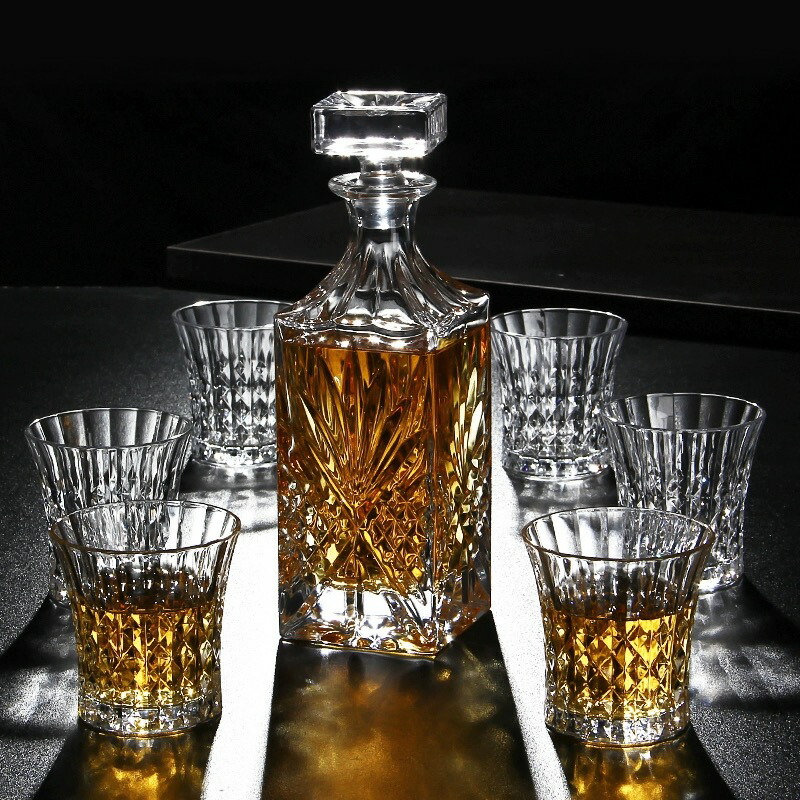 【ALTENKUNSTADT】 デカンター ＋6ショットグラス セット ALTENKUNSTADT】 デカンター ＋6ショットグラス セット