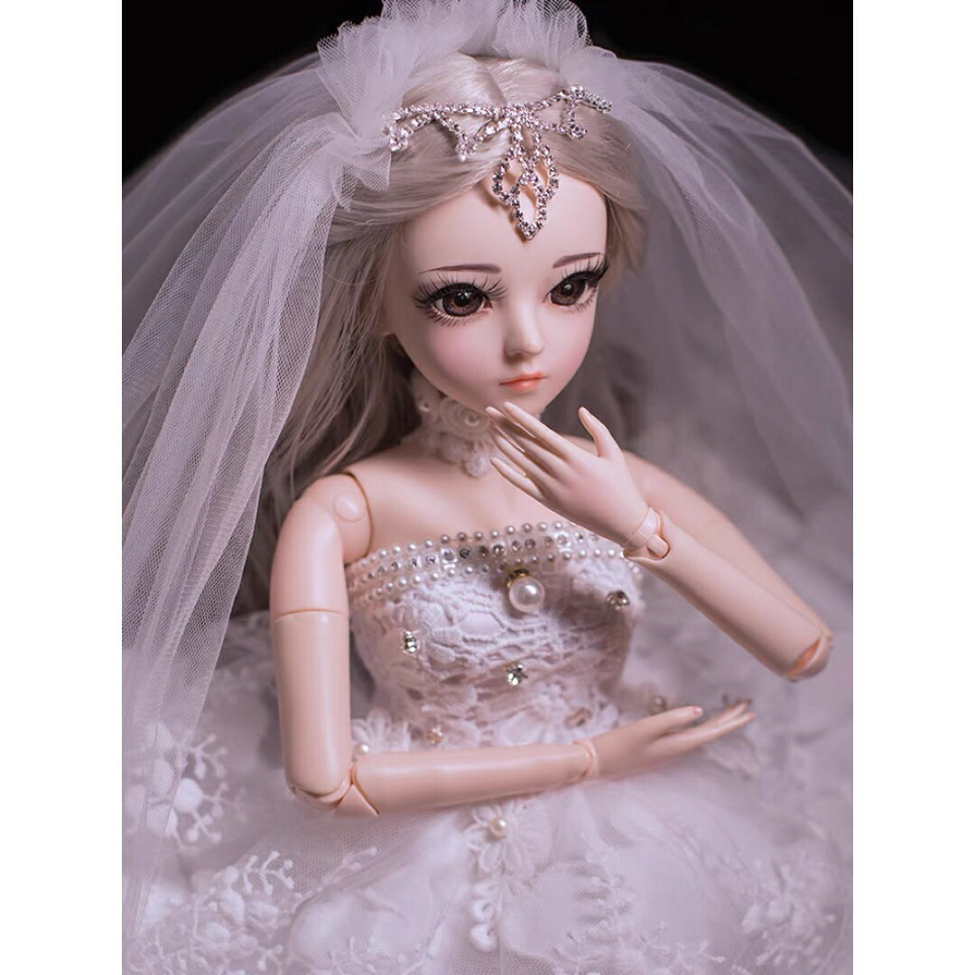 A060472プリンセスドール 60cm フランス人形本体 メイクアップ ウィッグ 西洋人形｜リタハウス　店