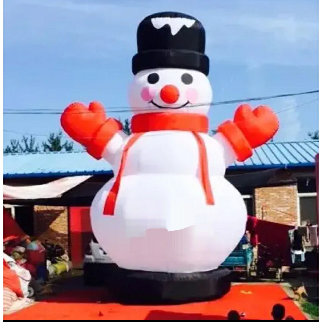 A031321クリスマス飾り 雪だるまデコレーション インフレータブル 膨らます 庭 屋外装飾｜リタハウス　店
