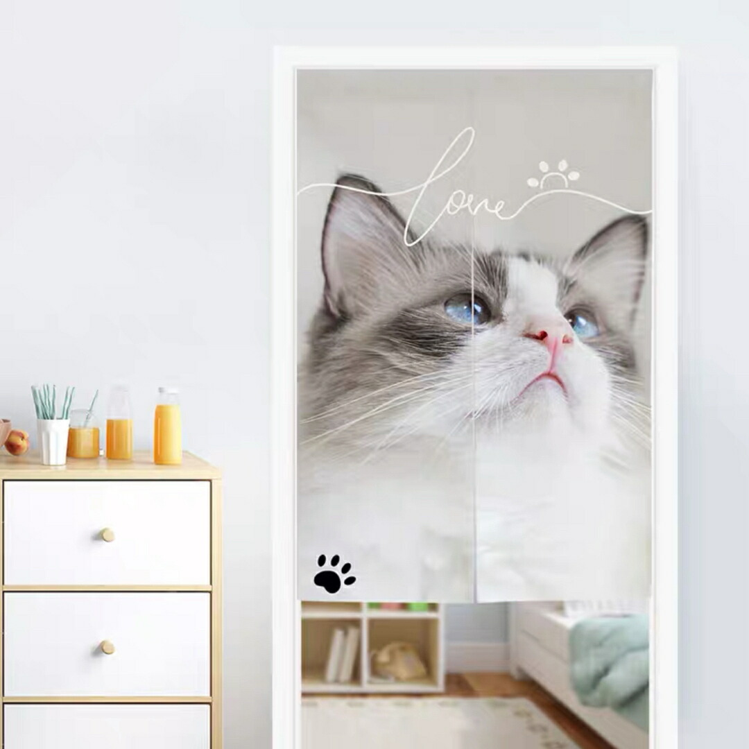 d*9様 フェリックス・ザ・キャット のれん 日本製 楽天市場】A060357のれん ロング 暖簾 85×150 間仕切り 洋風