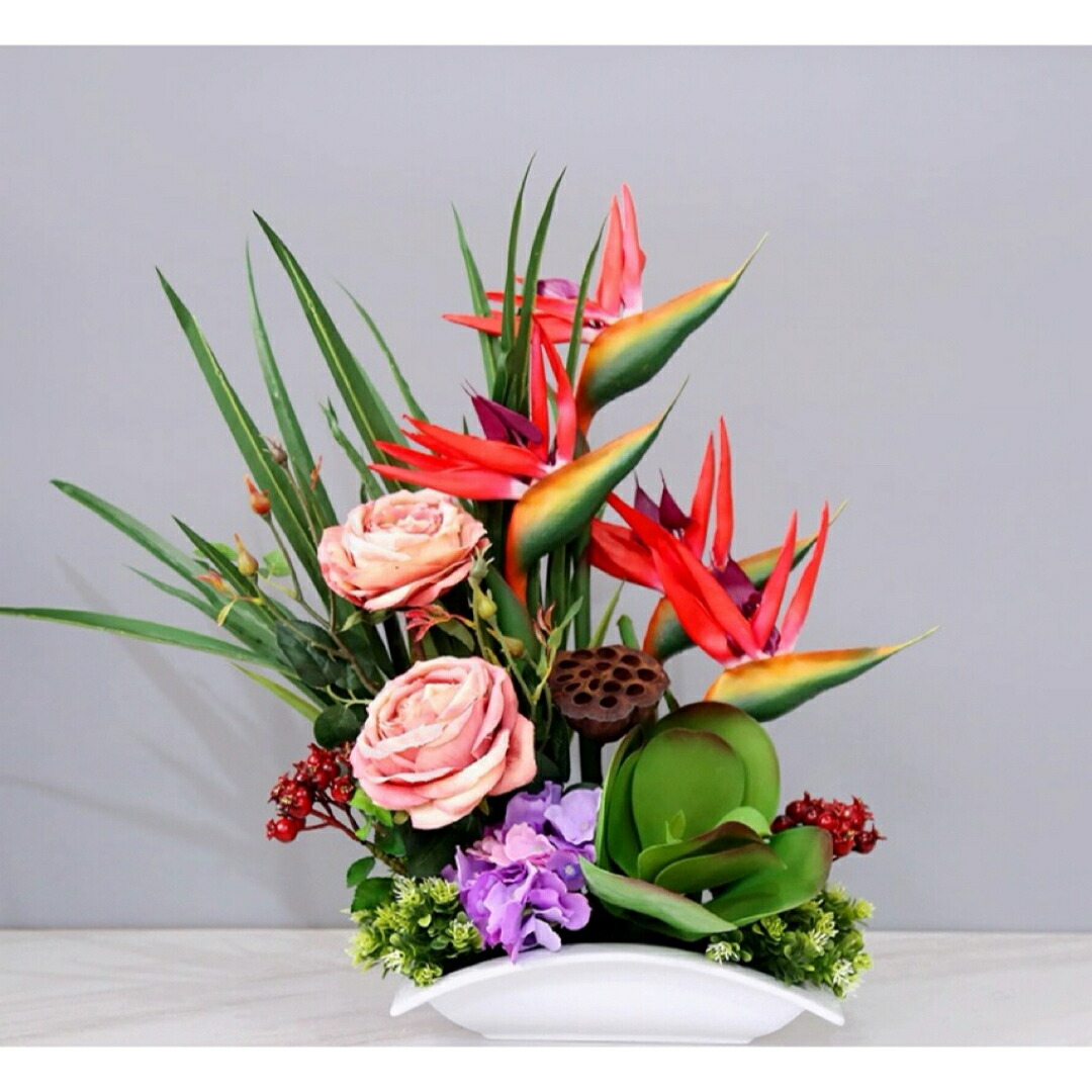 コポー 花セット 造花セット 花を持つカエル コポー Copeau - カエルのコポーなら