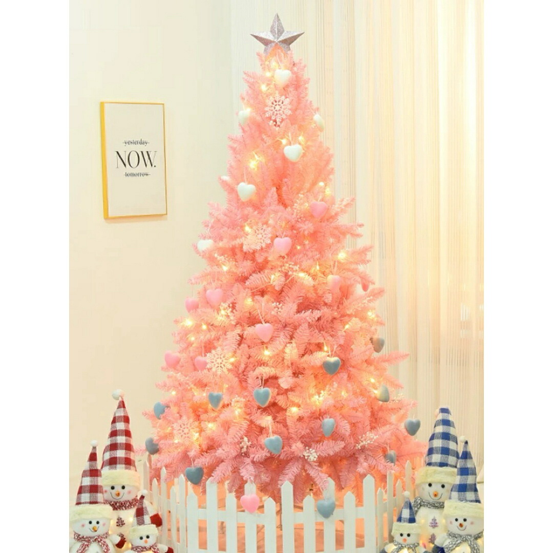 A032326ピンククリスマスツリー 180cm おしゃれ セット クリスマスイルミネーション|リタハウス 店