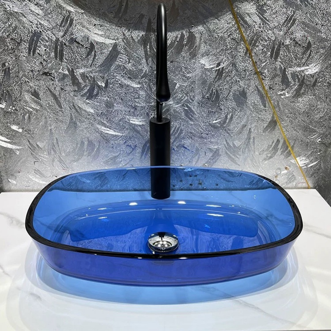 A032349高級洗面台 洗面ボウルセット 強化ガラス手水鉢 洗面器 蛇口 排水金具付き|リタハウス 店