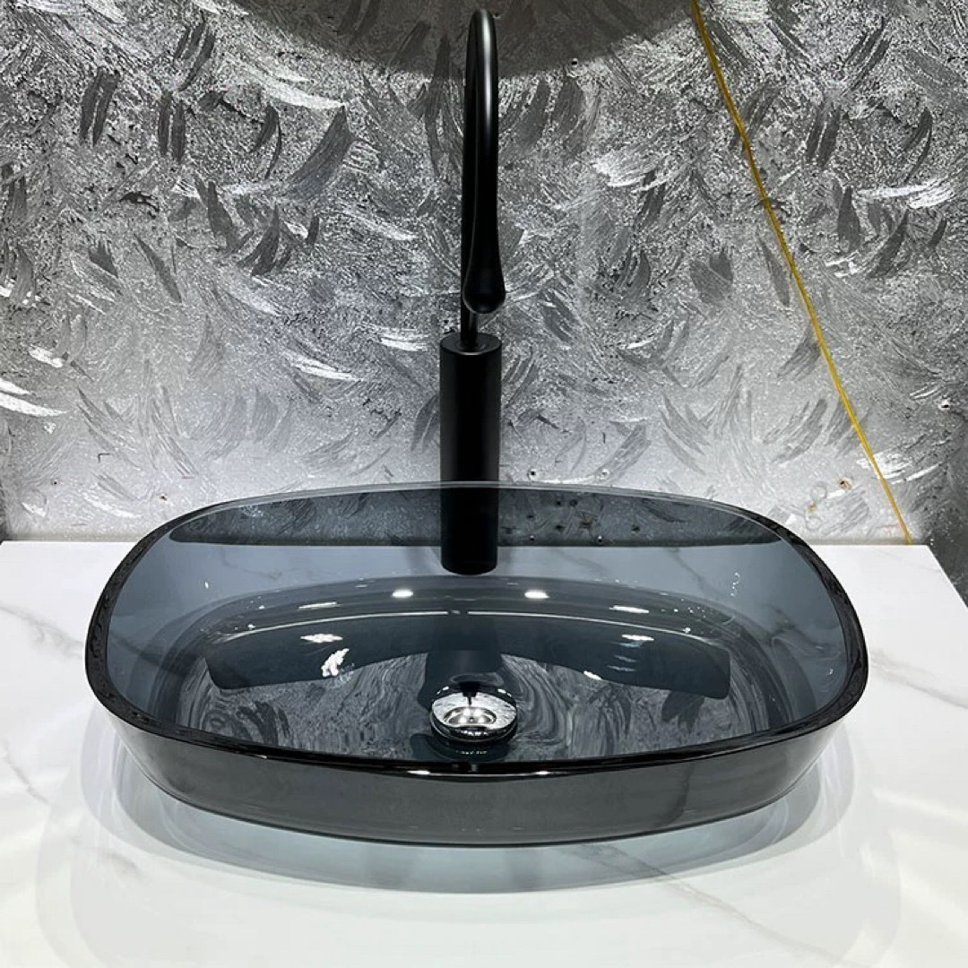 A032350高級洗面台 洗面ボウルセット 強化ガラス手水鉢 洗面器 蛇口 排水金具付き|リタハウス 店
