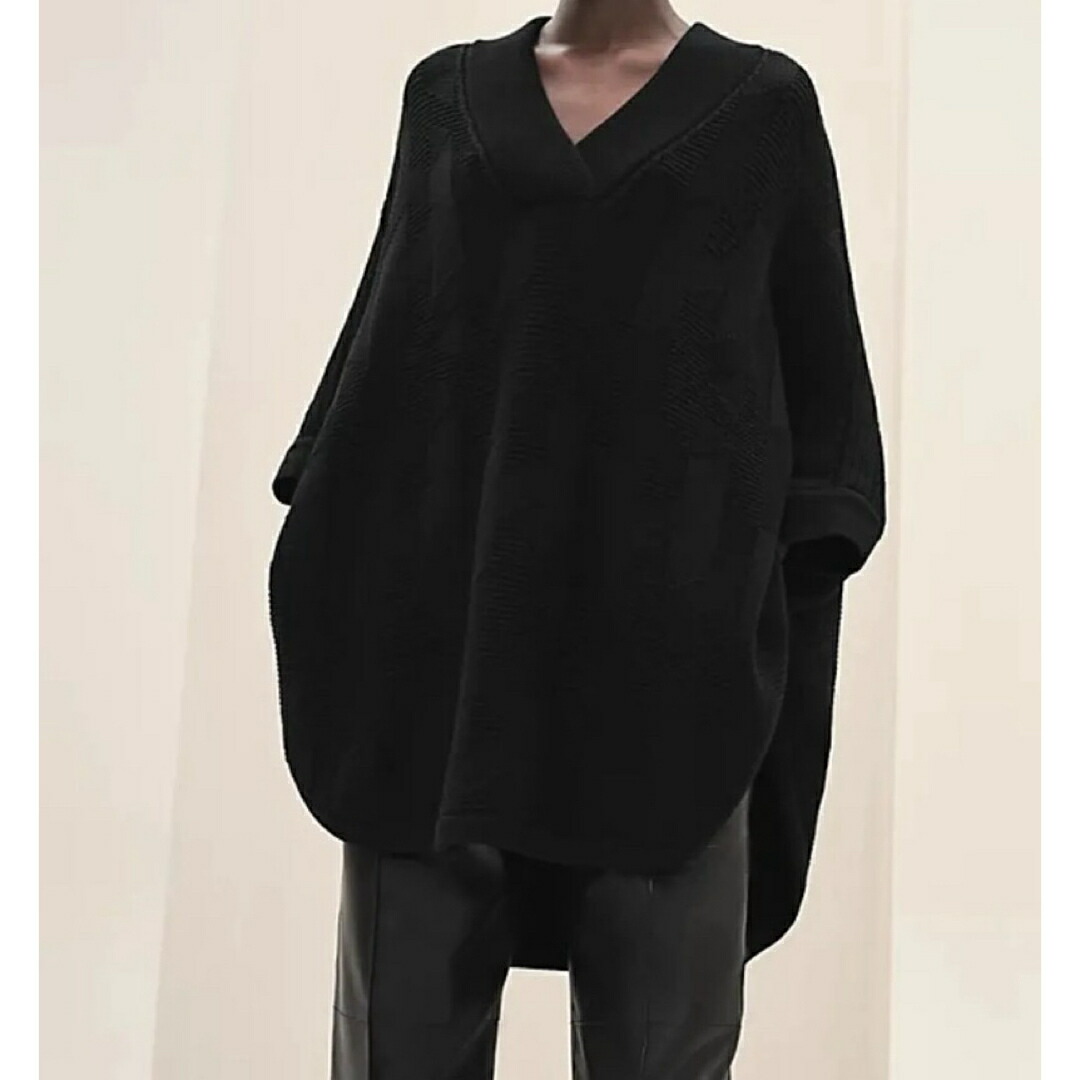 エルメス ポンチョの通販 値下げ エルメス Hモチーフ ニット